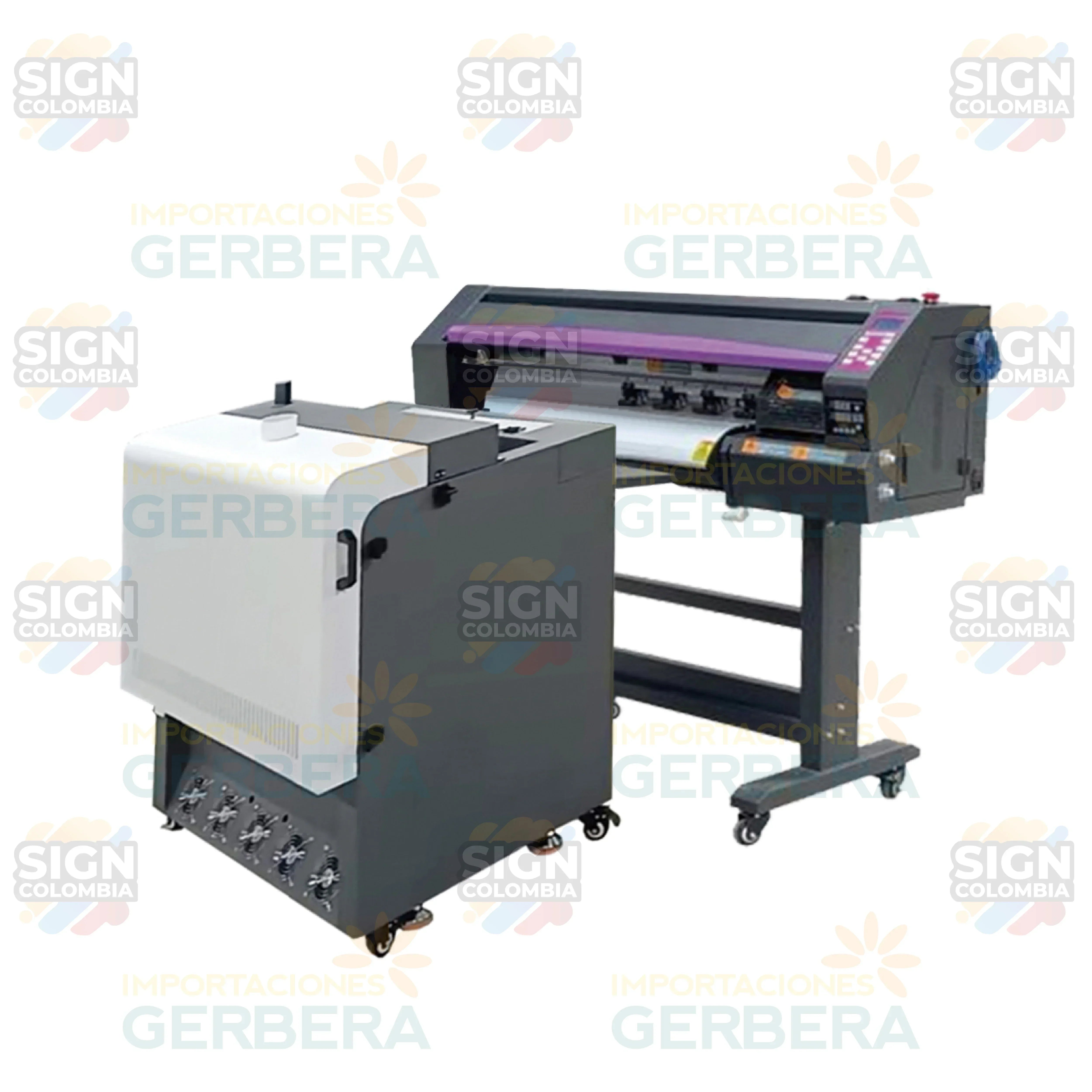 Impresora DTF 650C+650BH con 2 cabezales Epson XP600 - SIGN COLOMBIA Plotter de corte